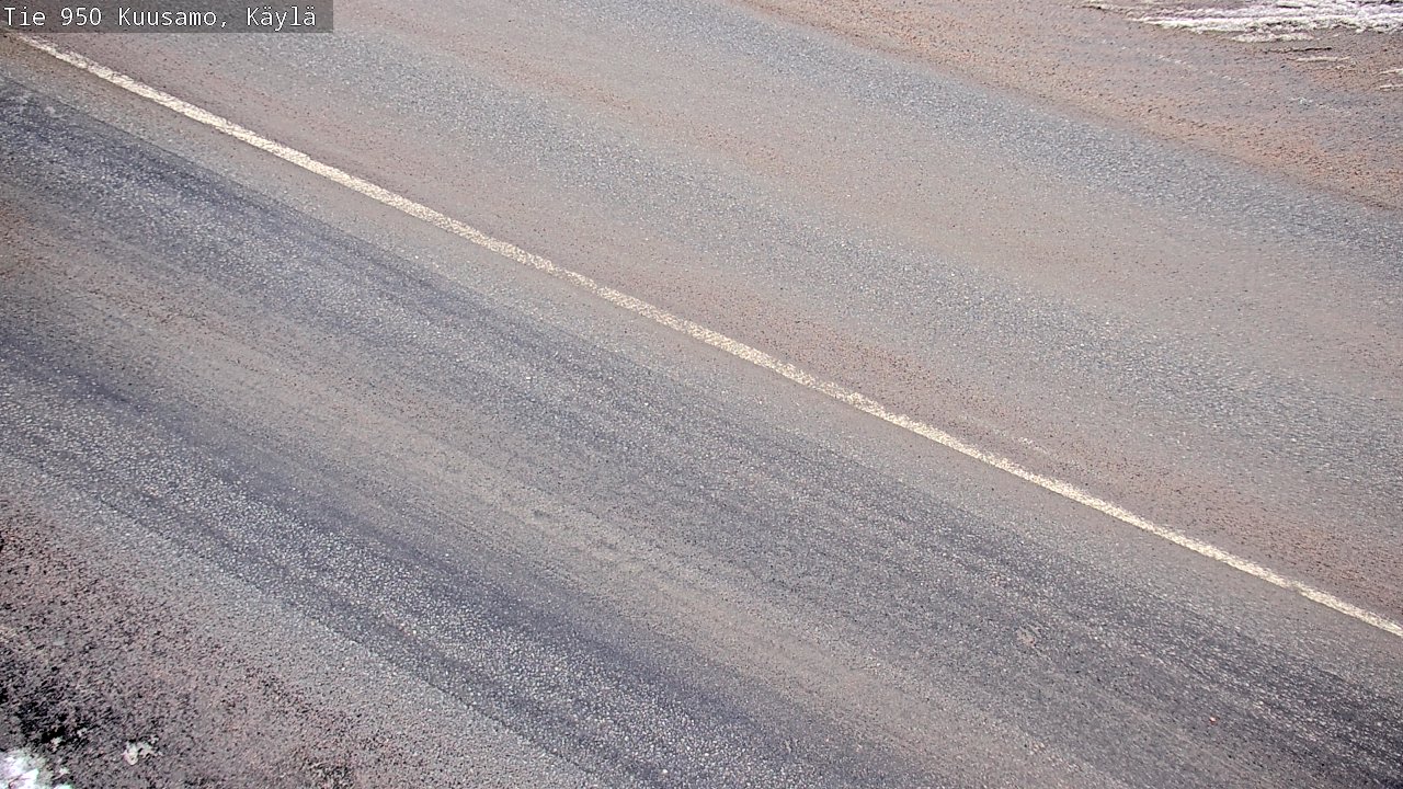 Weather Camera Image Road 950 Kuusamo, Käylä, Kuusamo, Pohjois-Pohjanmaa