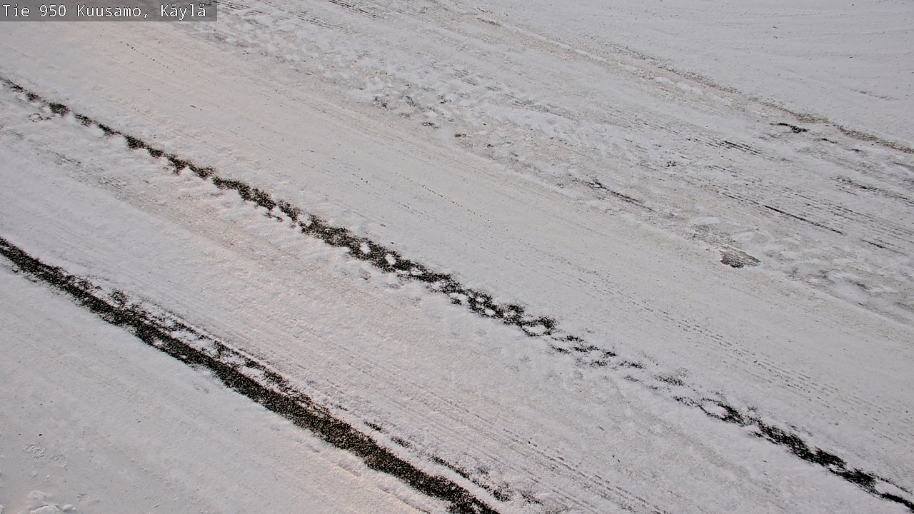 Weather Camera Image Väg 950 Kuusamo, Käylä, Kuusamo, Pohjois-Pohjanmaa