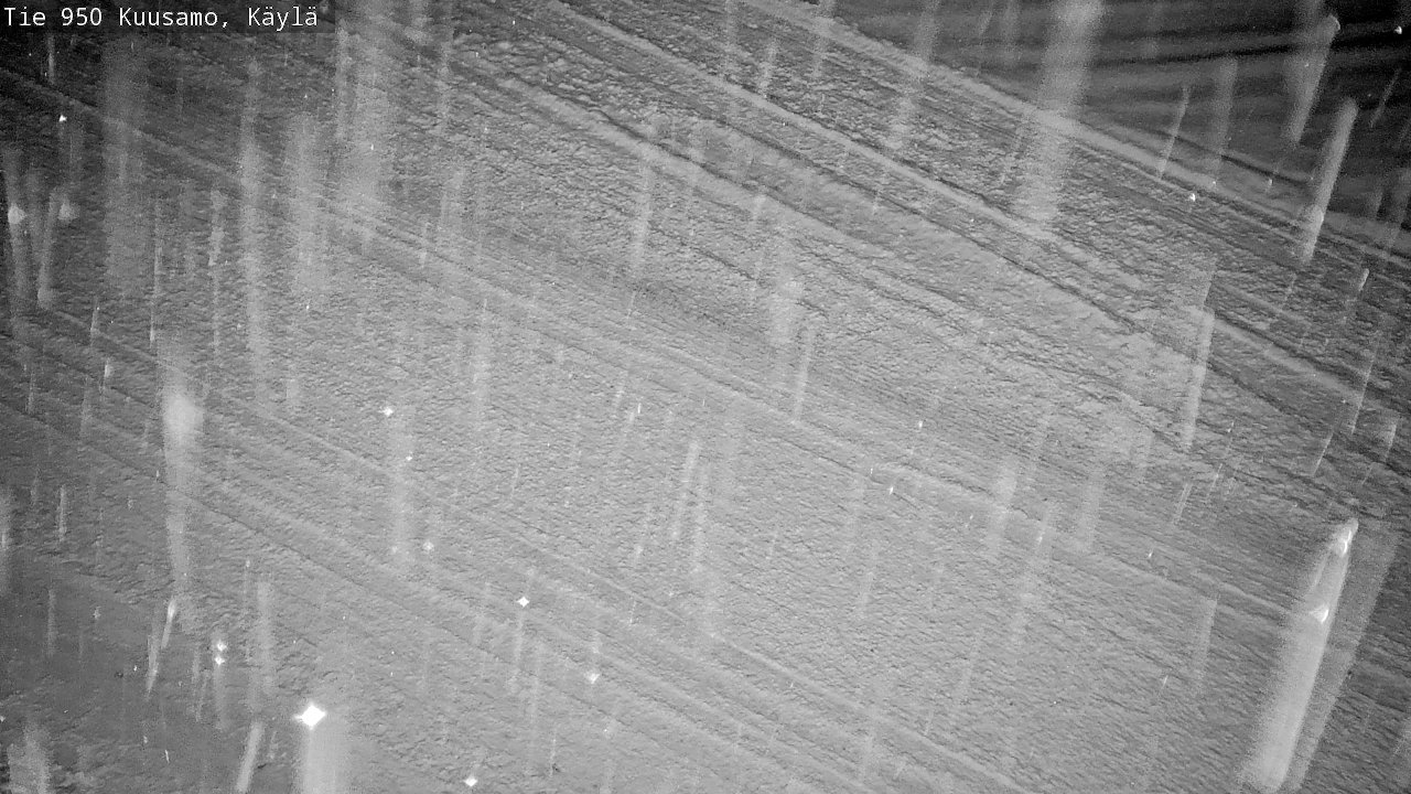 Weather Camera Image Road 950 Kuusamo, Käylä, Kuusamo, Pohjois-Pohjanmaa