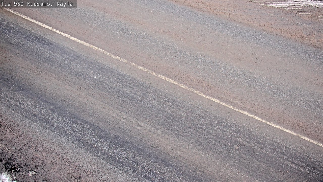 Weather Camera Image Road 950 Kuusamo, Käylä, Kuusamo, Pohjois-Pohjanmaa