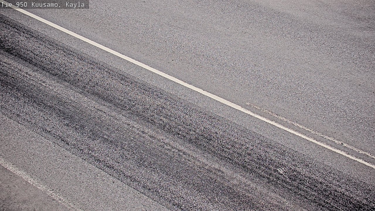 Weather Camera Image Väg 950 Kuusamo, Käylä, Kuusamo, Pohjois-Pohjanmaa