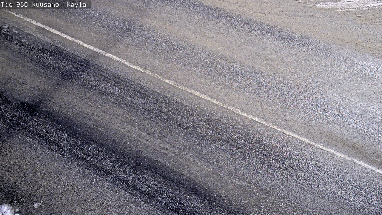 Weather Camera Image Väg 950 Kuusamo, Käylä, Kuusamo, Pohjois-Pohjanmaa