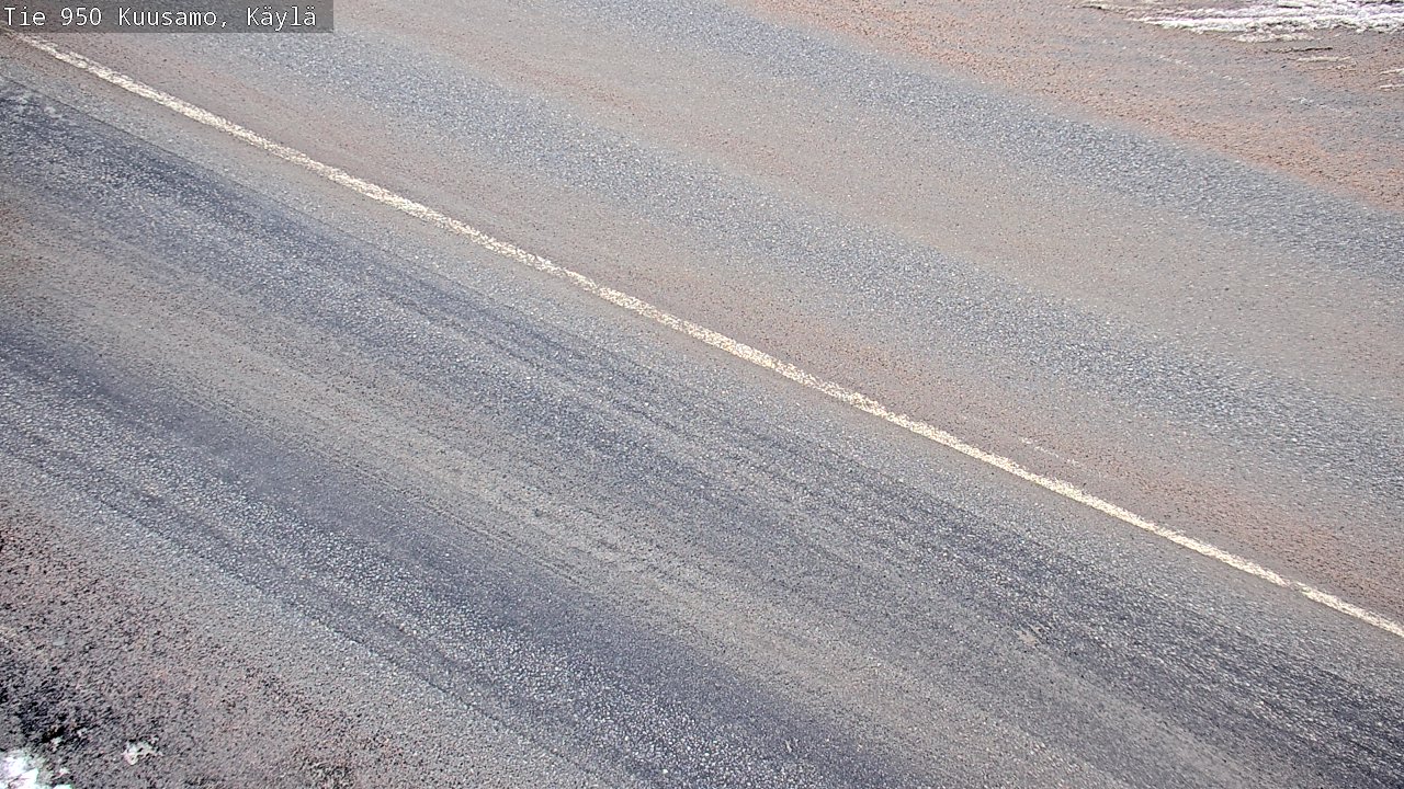 Weather Camera Image Road 950 Kuusamo, Käylä, Kuusamo, Pohjois-Pohjanmaa