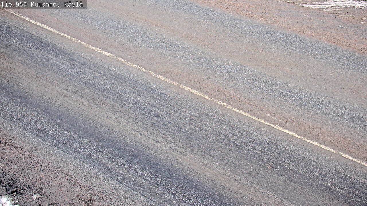 Weather Camera Image Road 950 Kuusamo, Käylä, Kuusamo, Pohjois-Pohjanmaa