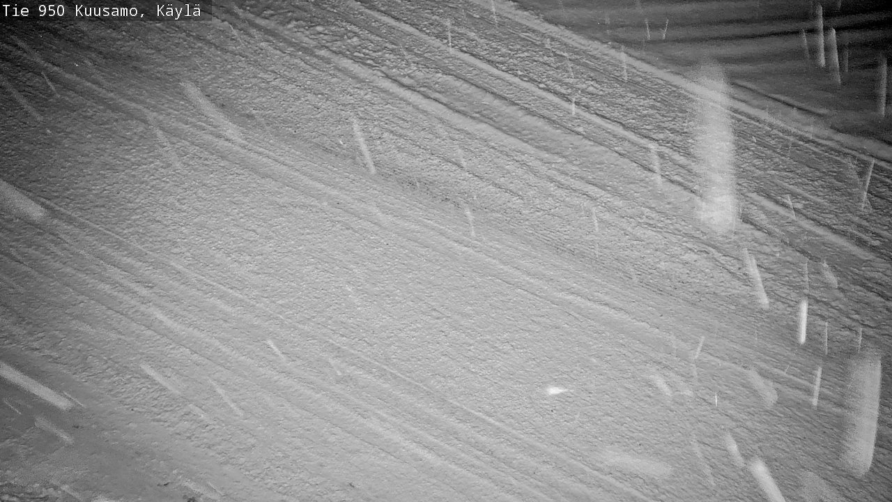 Weather Camera Image Road 950 Kuusamo, Käylä, Kuusamo, Pohjois-Pohjanmaa