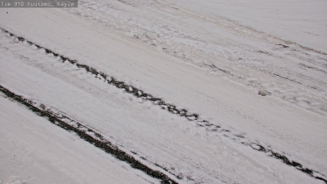 Weather Camera Image Väg 950 Kuusamo, Käylä, Kuusamo, Pohjois-Pohjanmaa