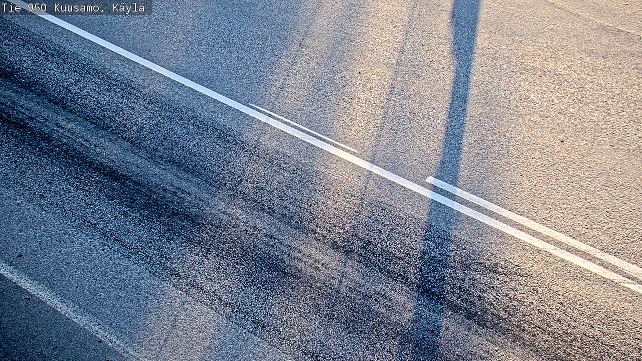 Weather Camera Image Väg 950 Kuusamo, Käylä, Kuusamo, Pohjois-Pohjanmaa
