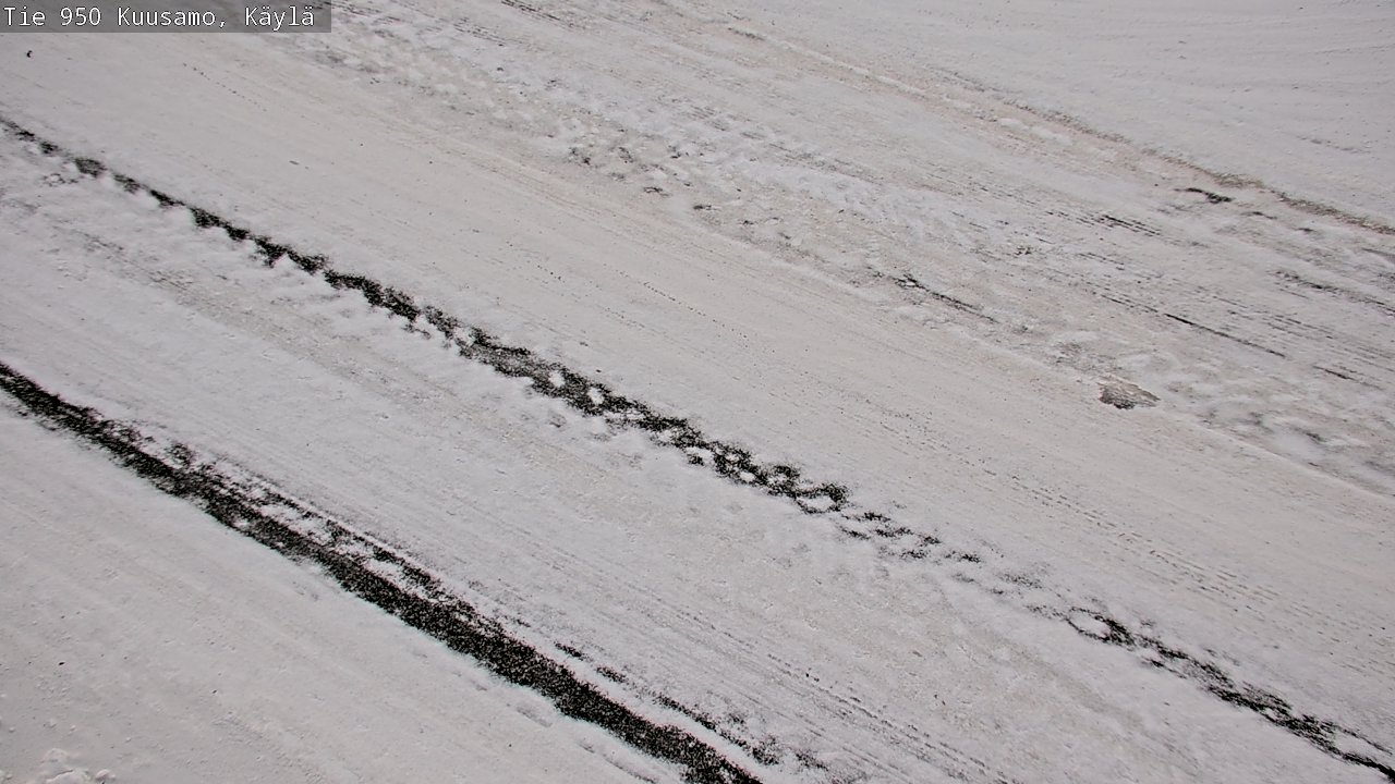 Weather Camera Image Väg 950 Kuusamo, Käylä, Kuusamo, Pohjois-Pohjanmaa