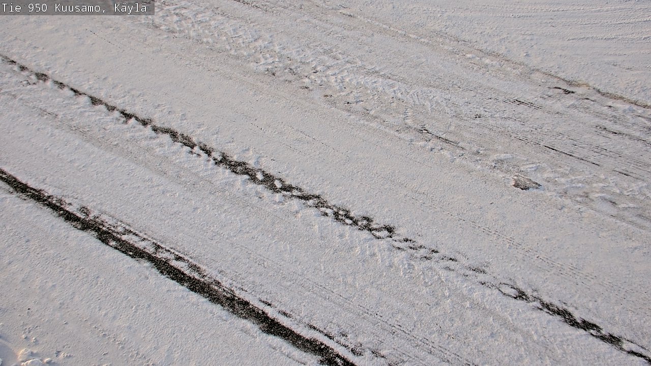 Weather Camera Image Väg 950 Kuusamo, Käylä, Kuusamo, Pohjois-Pohjanmaa