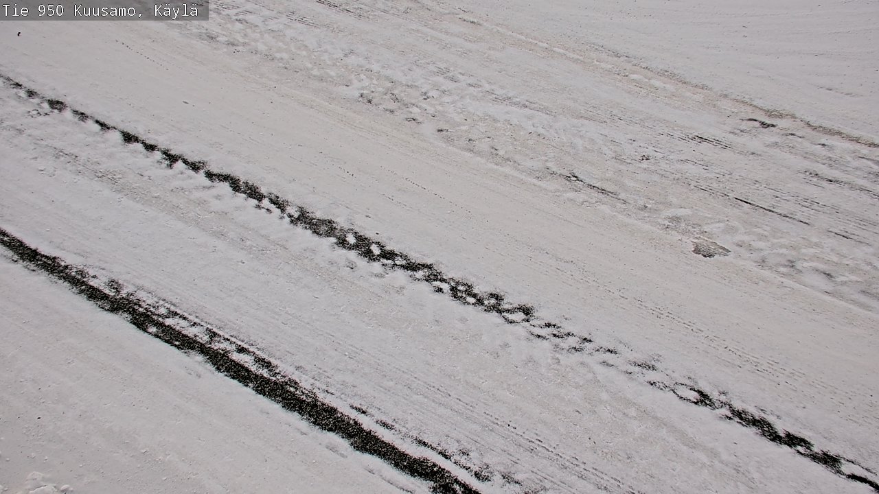 Weather Camera Image Väg 950 Kuusamo, Käylä, Kuusamo, Pohjois-Pohjanmaa