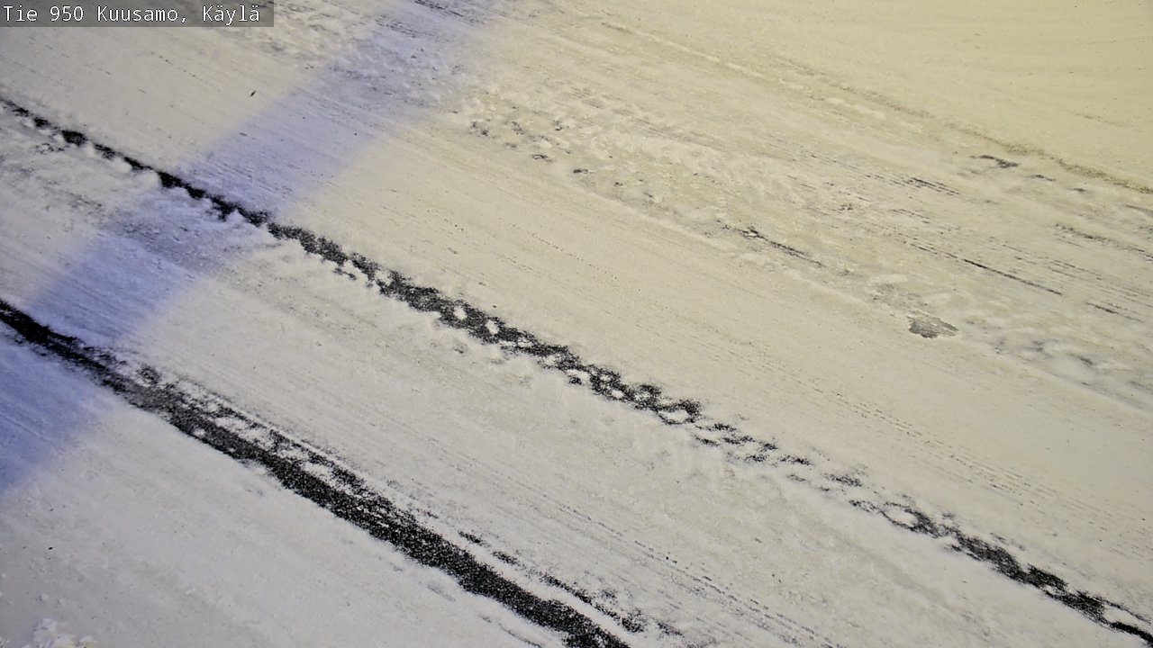 Weather Camera Image Road 950 Kuusamo, Käylä, Kuusamo, Pohjois-Pohjanmaa