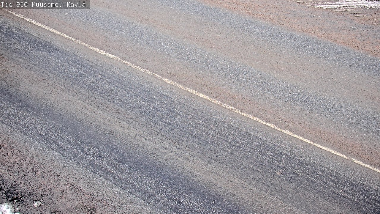 Weather Camera Image Road 950 Kuusamo, Käylä, Kuusamo, Pohjois-Pohjanmaa