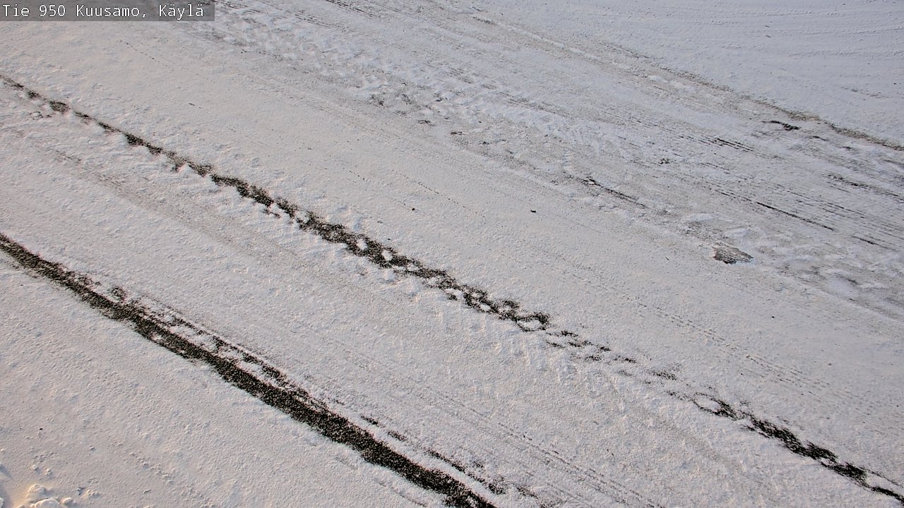 Weather Camera Image Väg 950 Kuusamo, Käylä, Kuusamo, Pohjois-Pohjanmaa