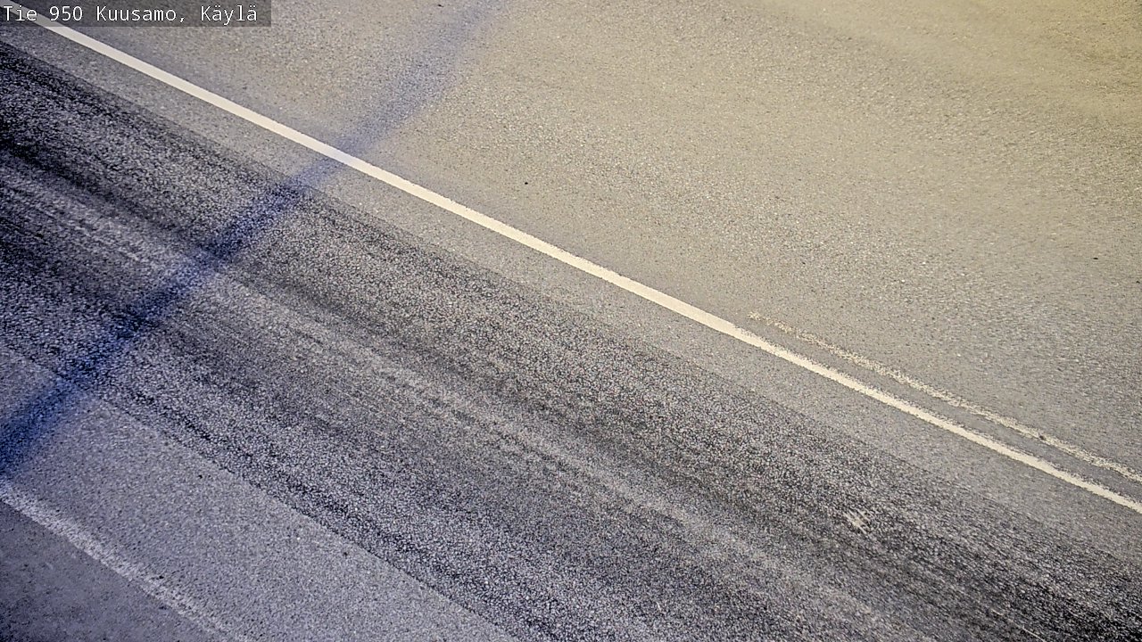 Weather Camera Image Väg 950 Kuusamo, Käylä, Kuusamo, Pohjois-Pohjanmaa
