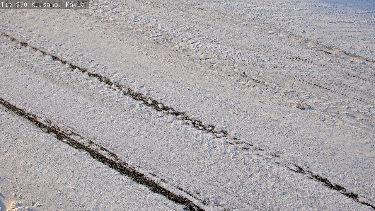 Weather Camera Image Väg 950 Kuusamo, Käylä, Kuusamo, Pohjois-Pohjanmaa