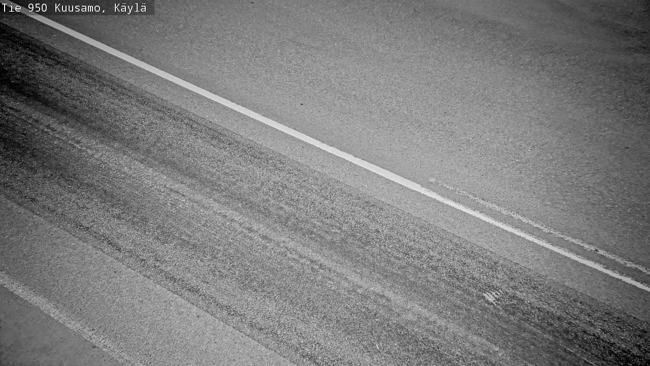Weather Camera Image Väg 950 Kuusamo, Käylä, Kuusamo, Pohjois-Pohjanmaa