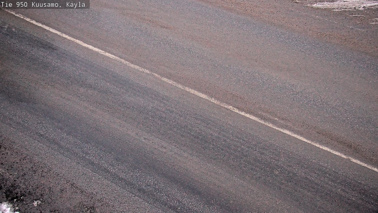 Weather Camera Image Road 950 Kuusamo, Käylä, Kuusamo, Pohjois-Pohjanmaa