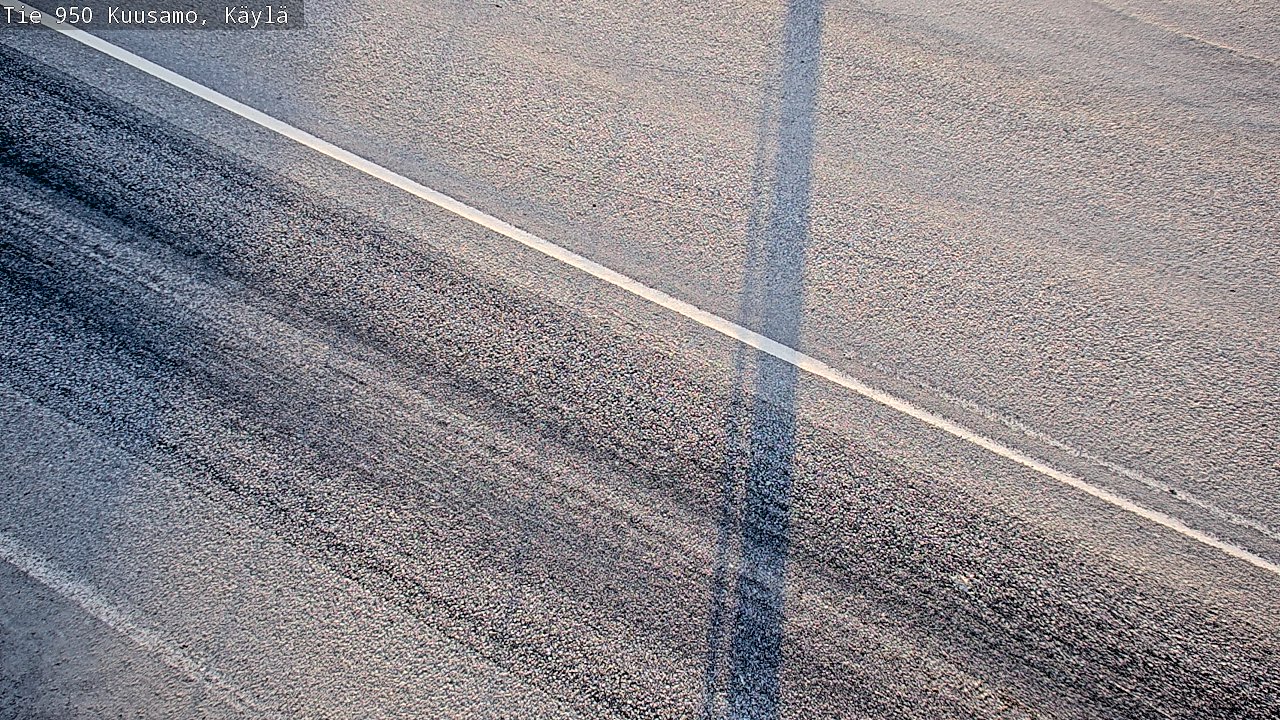 Weather Camera Image Väg 950 Kuusamo, Käylä, Kuusamo, Pohjois-Pohjanmaa