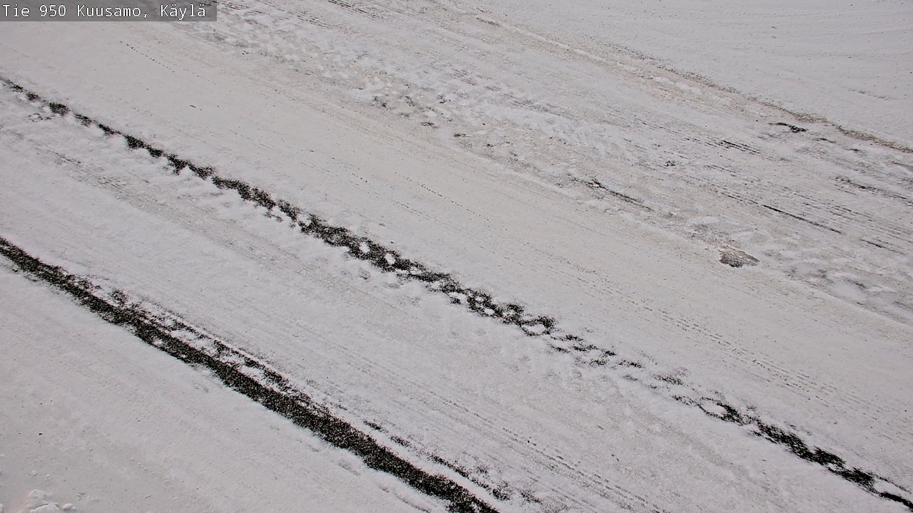 Weather Camera Image Väg 950 Kuusamo, Käylä, Kuusamo, Pohjois-Pohjanmaa