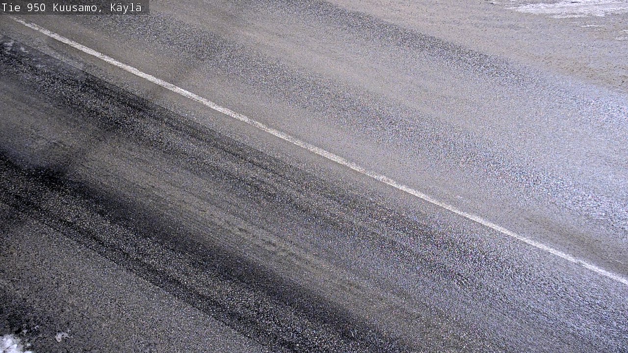 Weather Camera Image Väg 950 Kuusamo, Käylä, Kuusamo, Pohjois-Pohjanmaa