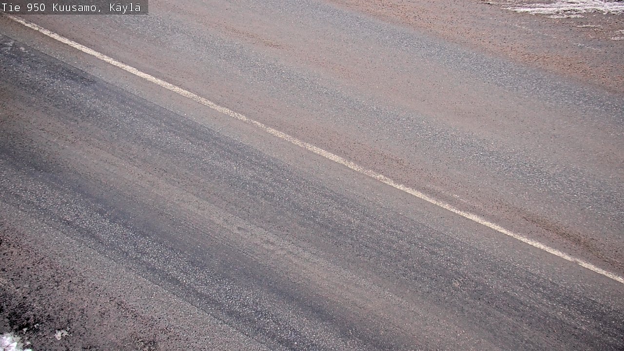 Weather Camera Image Road 950 Kuusamo, Käylä, Kuusamo, Pohjois-Pohjanmaa