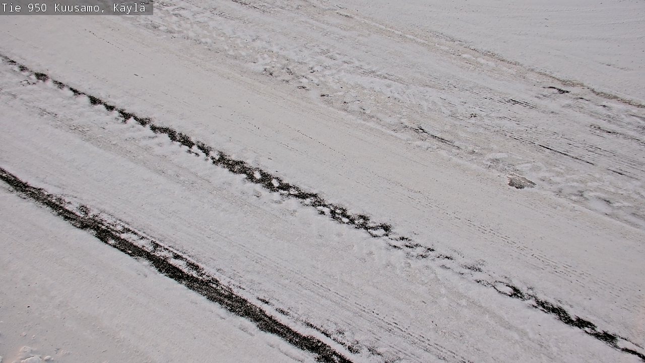 Weather Camera Image Väg 950 Kuusamo, Käylä, Kuusamo, Pohjois-Pohjanmaa