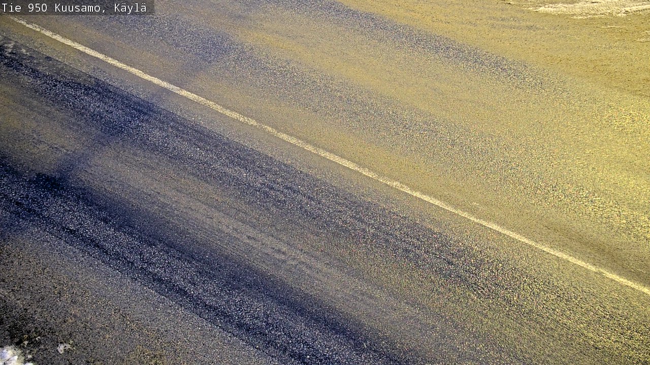 Weather Camera Image Road 950 Kuusamo, Käylä, Kuusamo, Pohjois-Pohjanmaa