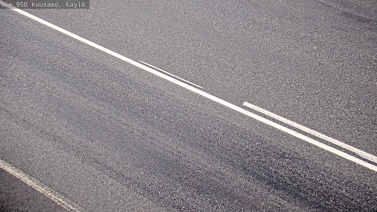 Weather Camera Image Väg 950 Kuusamo, Käylä, Kuusamo, Pohjois-Pohjanmaa