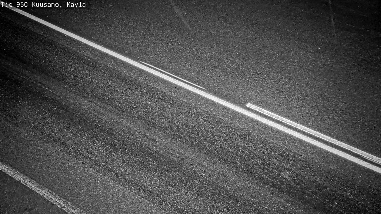 Weather Camera Image Väg 950 Kuusamo, Käylä, Kuusamo, Pohjois-Pohjanmaa
