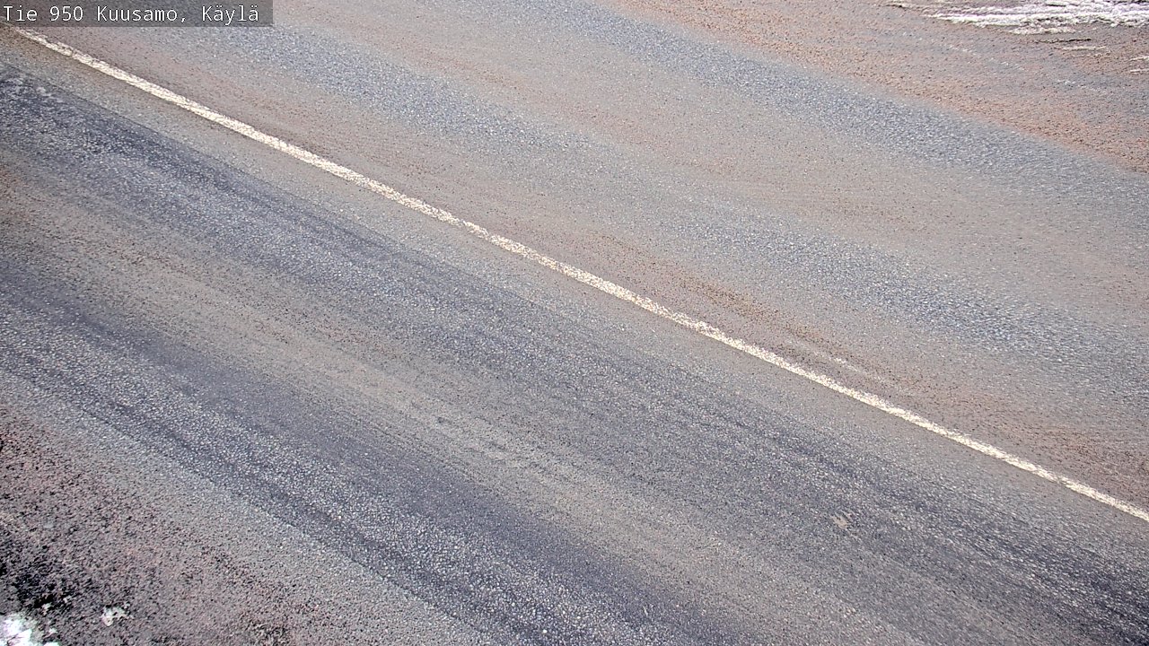 Weather Camera Image Road 950 Kuusamo, Käylä, Kuusamo, Pohjois-Pohjanmaa