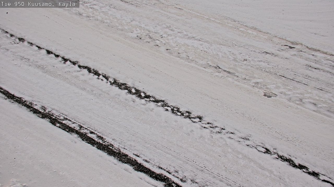 Weather Camera Image Väg 950 Kuusamo, Käylä, Kuusamo, Pohjois-Pohjanmaa