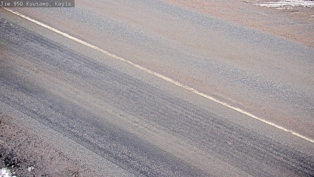 Weather Camera Image Road 950 Kuusamo, Käylä, Kuusamo, Pohjois-Pohjanmaa