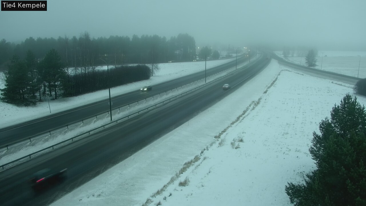 Weather Camera Image Väg 4 Kempele, Zeppelin, Kempele, Pohjois-Pohjanmaa