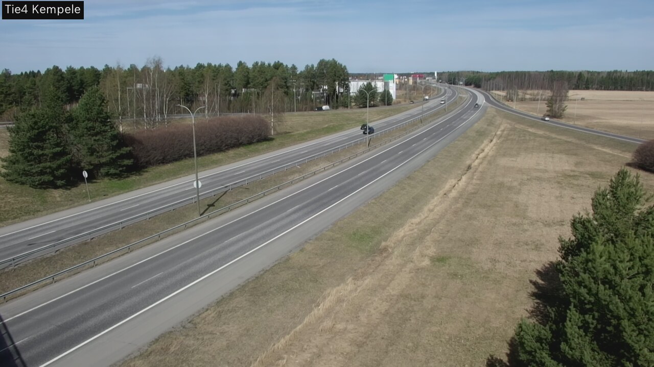 Weather Camera Image Road 4 Kempele, Zeppelin, Kempele, Pohjois-Pohjanmaa
