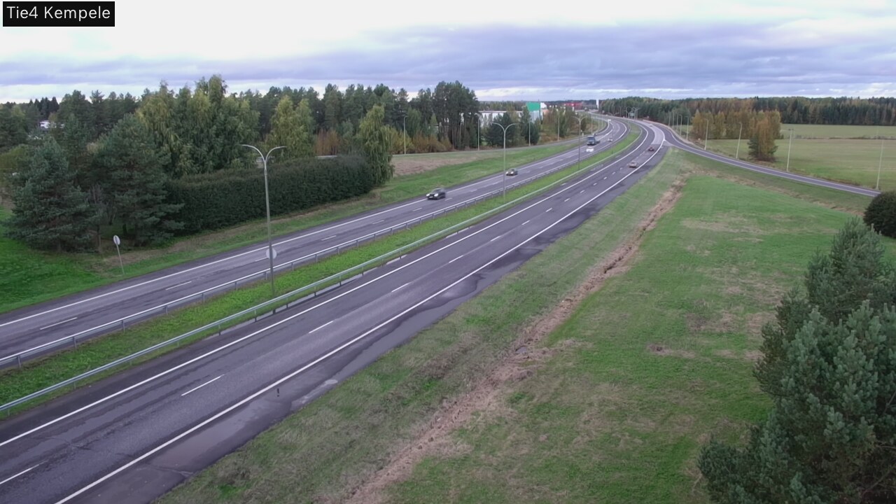 Kelikamerat Kuva Tie 4 Kempele, Zeppelin, Kempele, Pohjois-Pohjanmaa