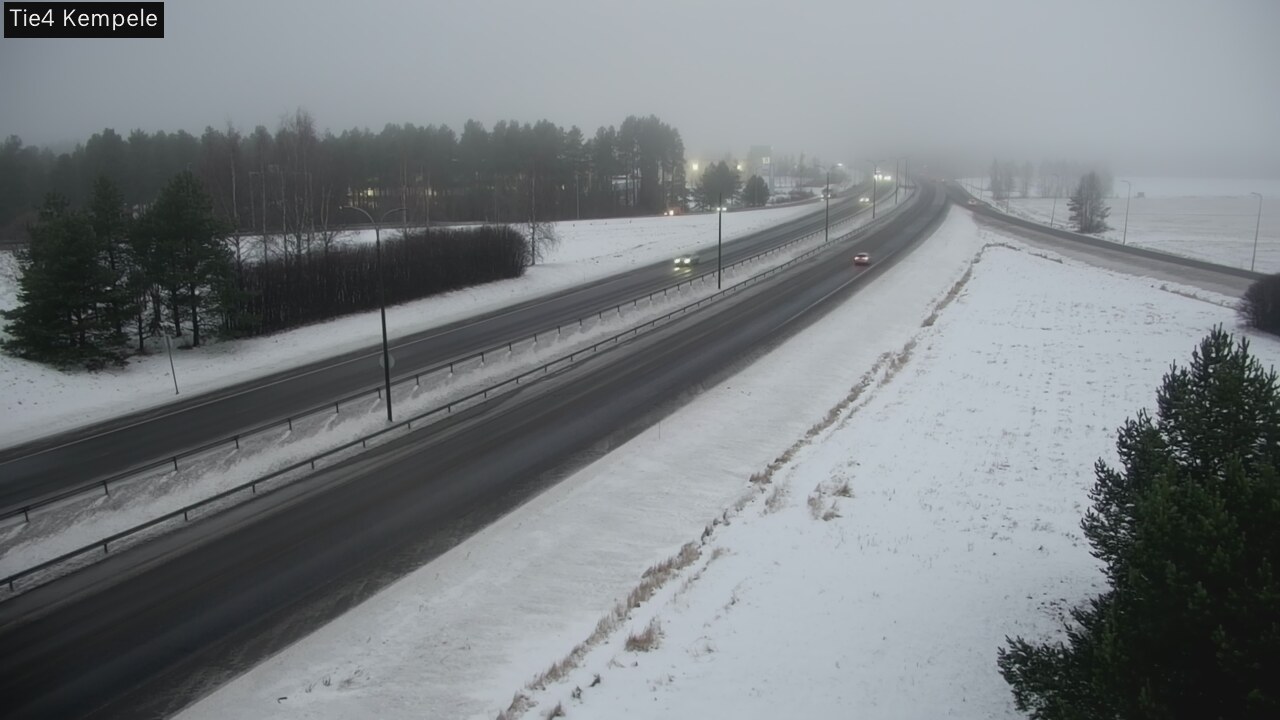 Weather Camera Image Väg 4 Kempele, Zeppelin, Kempele, Pohjois-Pohjanmaa