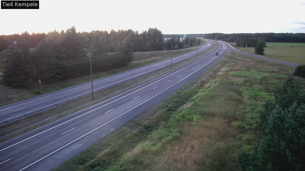Kelikamerat Kuva Tie 4 Kempele, Zeppelin, Kempele, Pohjois-Pohjanmaa