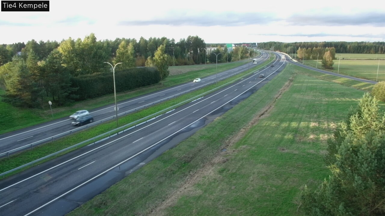 Kelikamerat Kuva Tie 4 Kempele, Zeppelin, Kempele, Pohjois-Pohjanmaa