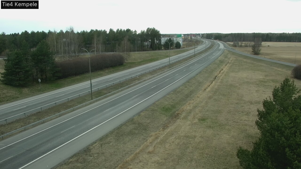 Weather Camera Image Road 4 Kempele, Zeppelin, Kempele, Pohjois-Pohjanmaa