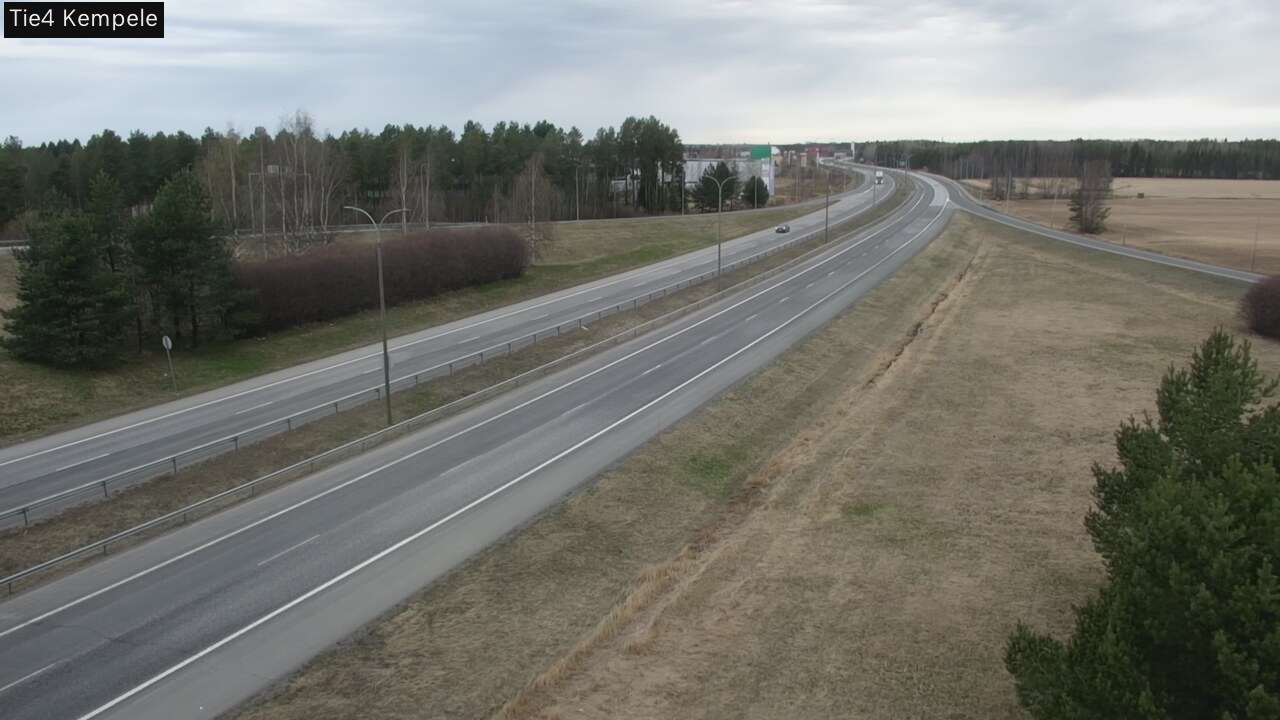 Weather Camera Image Road 4 Kempele, Zeppelin, Kempele, Pohjois-Pohjanmaa