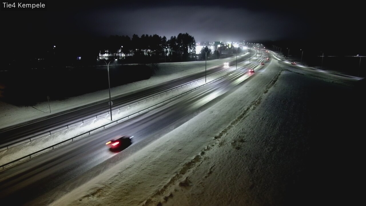 Weather Camera Image Väg 4 Kempele, Zeppelin, Kempele, Pohjois-Pohjanmaa