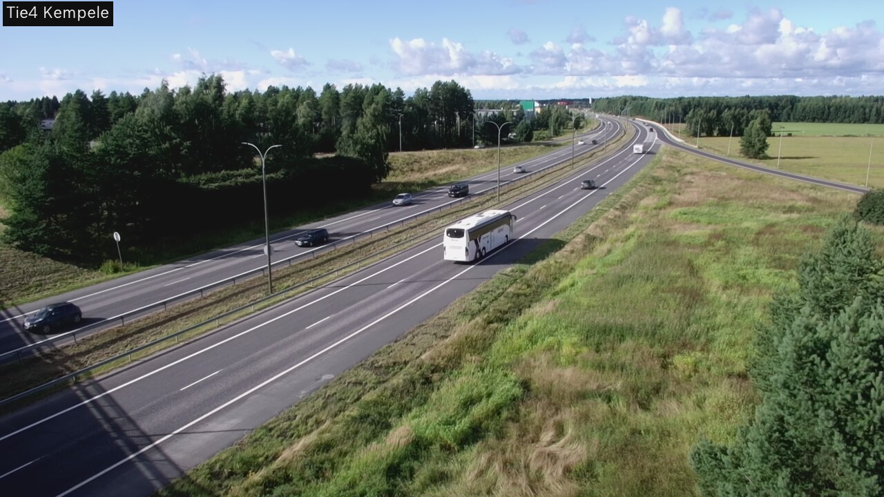 Kelikamerat Kuva Tie 4 Kempele, Zeppelin, Kempele, Pohjois-Pohjanmaa