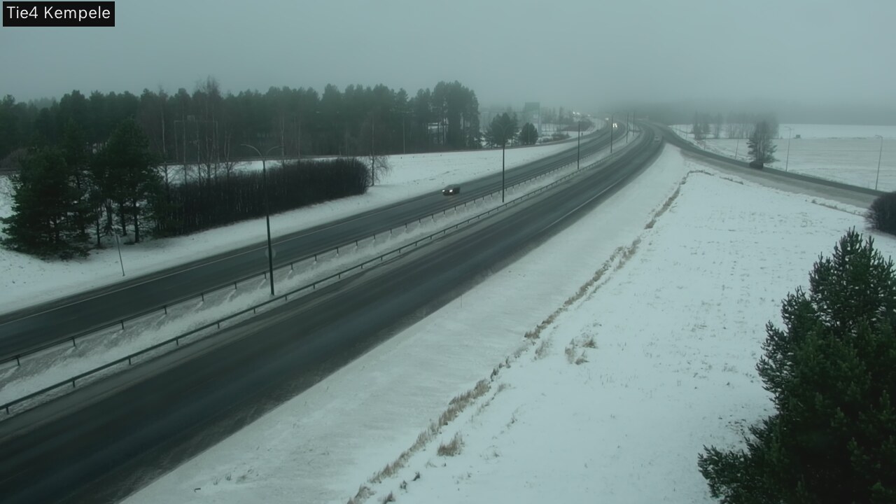 Weather Camera Image Väg 4 Kempele, Zeppelin, Kempele, Pohjois-Pohjanmaa