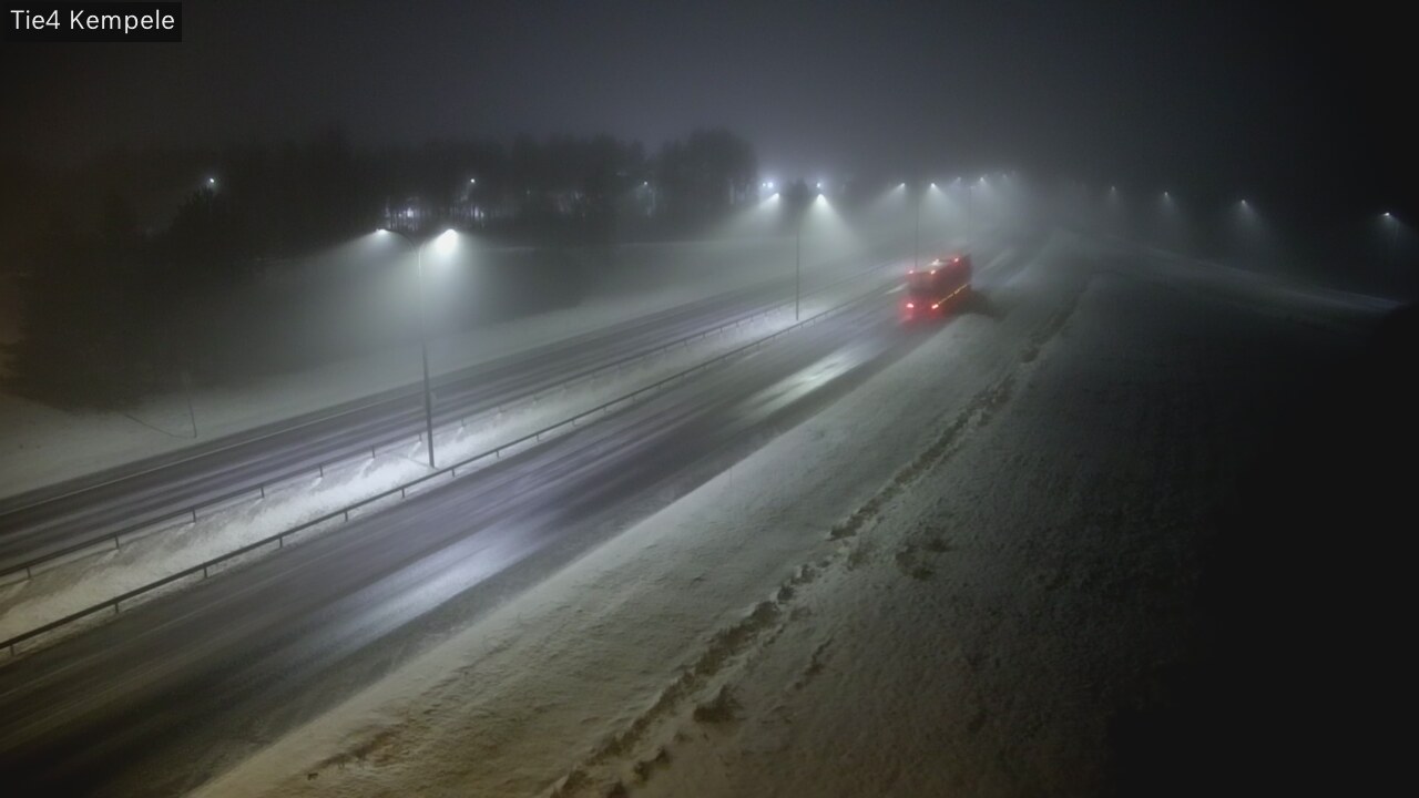 Weather Camera Image Väg 4 Kempele, Zeppelin, Kempele, Pohjois-Pohjanmaa