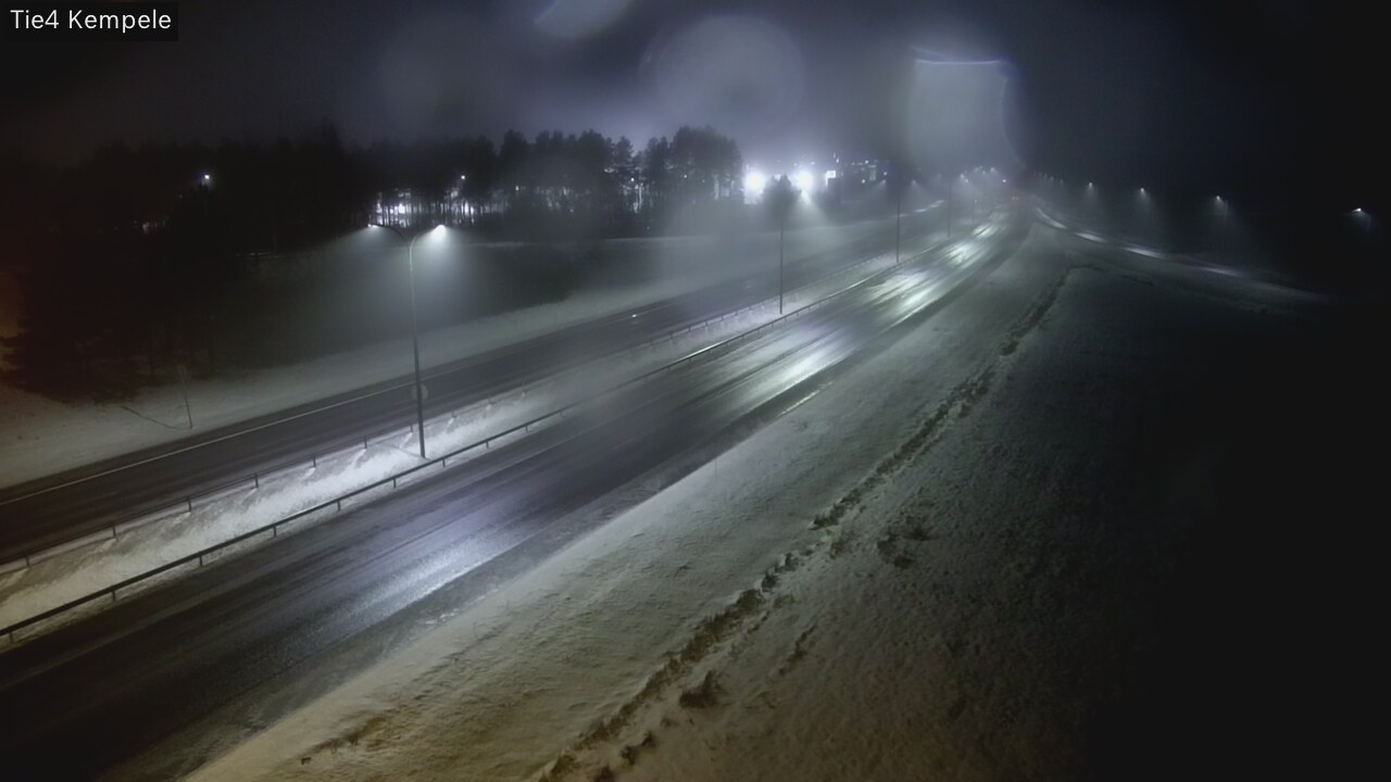 Weather Camera Image Väg 4 Kempele, Zeppelin, Kempele, Pohjois-Pohjanmaa