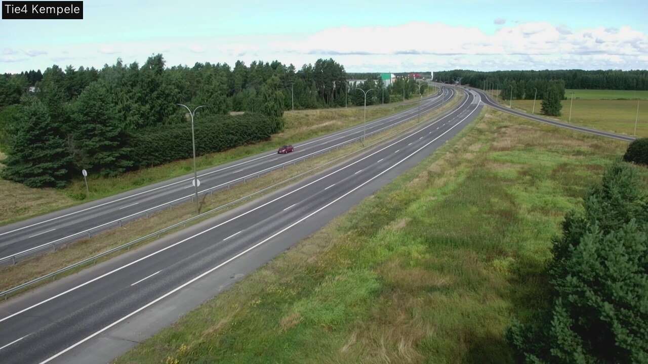 Weather Camera Image Väg 4 Kempele, Zeppelin, Kempele, Pohjois-Pohjanmaa