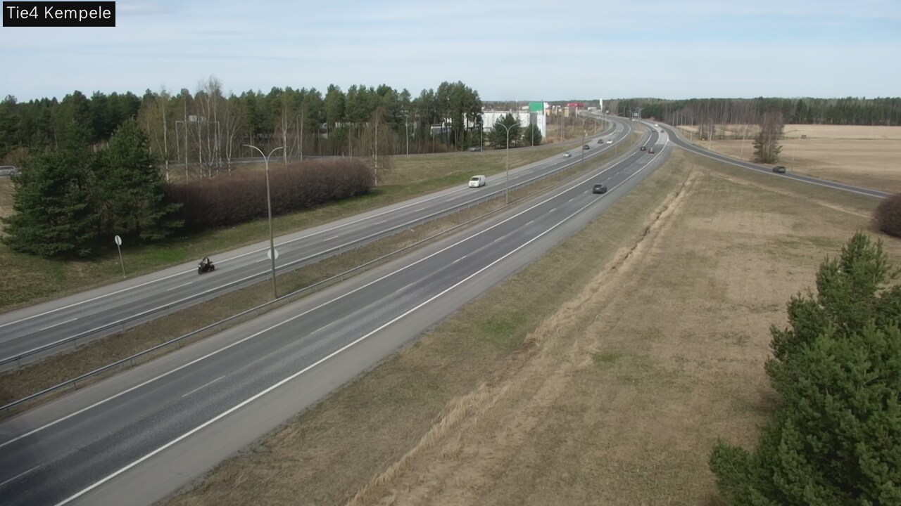 Weather Camera Image Road 4 Kempele, Zeppelin, Kempele, Pohjois-Pohjanmaa