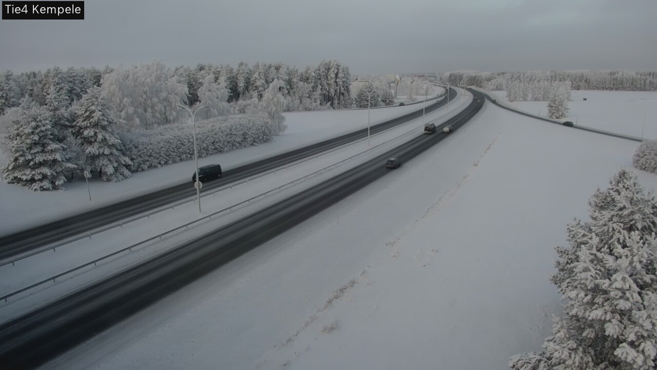 Weather Camera Image Road 4 Kempele, Zeppelin, Kempele, Pohjois-Pohjanmaa