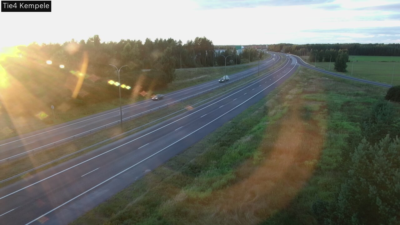 Kelikamerat Kuva Tie 4 Kempele, Zeppelin, Kempele, Pohjois-Pohjanmaa