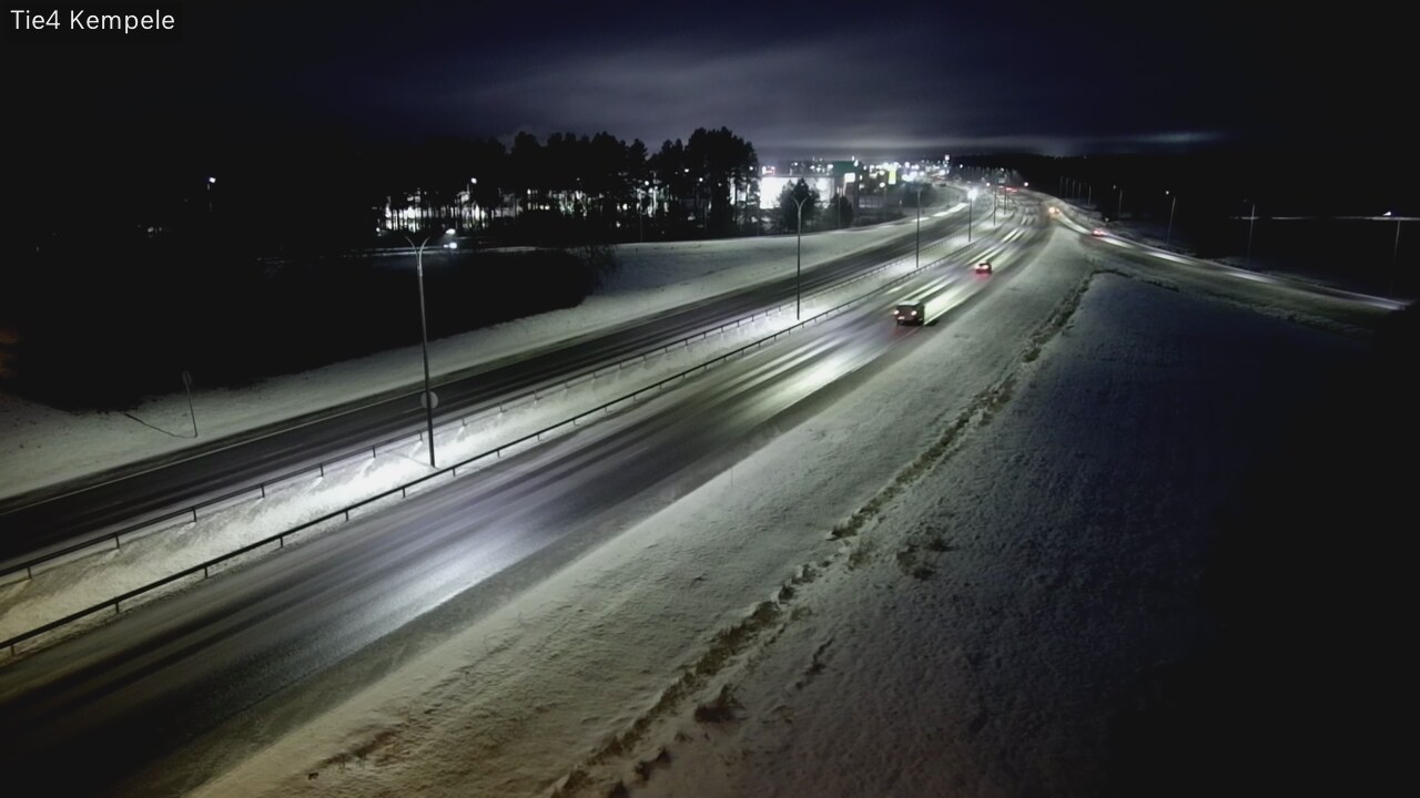 Weather Camera Image Väg 4 Kempele, Zeppelin, Kempele, Pohjois-Pohjanmaa